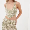 Hot For Love & Lemons Aiko Mini Skirt Green
