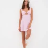 Cheap For Love & Lemons Alice Mini Dress Pink