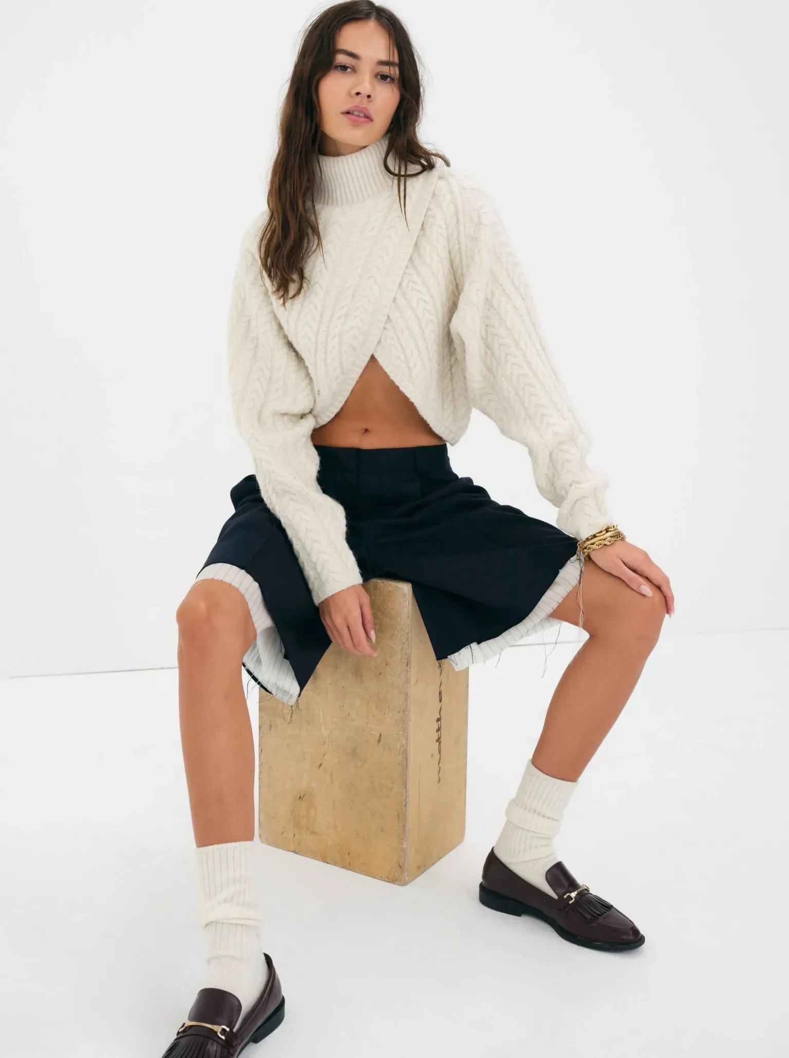 amelia_cross_front_turtle_1.webp Fashion For Love & Lemons Amelia Cross Front Turtleneck Ivory