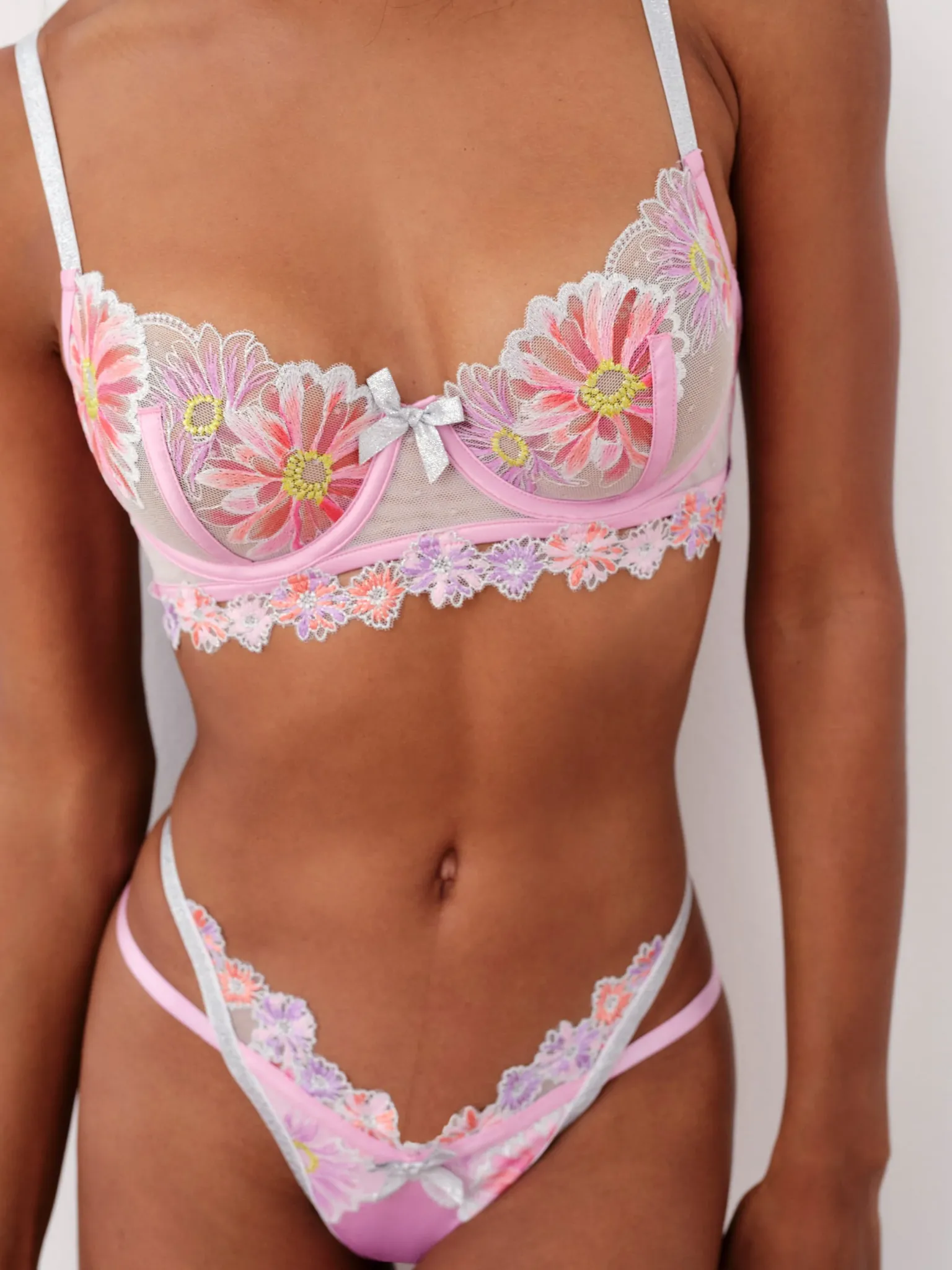 aster_embroidery_underwir_0.webp Store For Love & Lemons Aster Embroidery Underwire Bra Pink