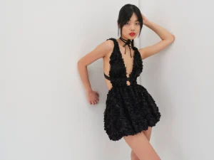 Cheap For Love & Lemons Astrid Mini Dress Black