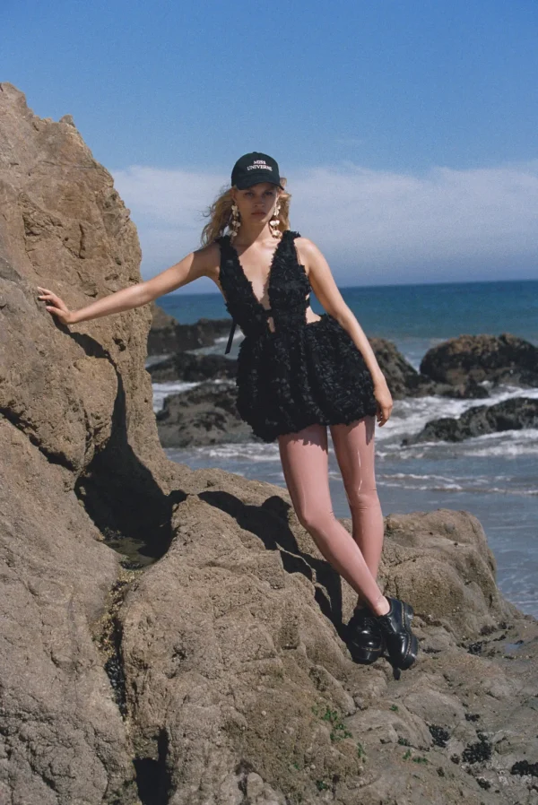Cheap For Love & Lemons Astrid Mini Dress Black