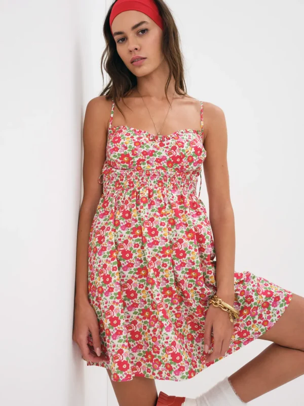 Best Sale For Love & Lemons Auden Mini Dress Red