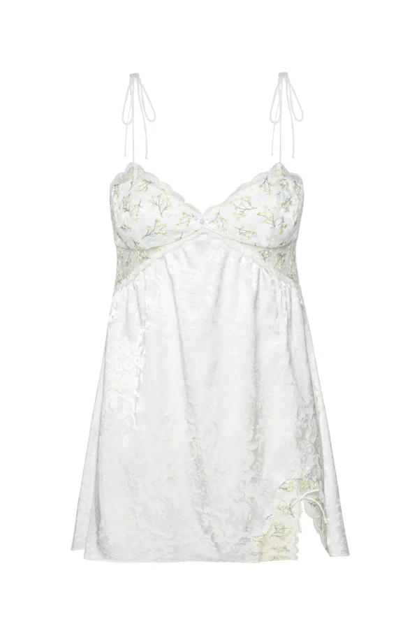 Outlet For Love & Lemons Baby's Breath Slip Dress Ivory