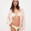 Sale For Love & Lemons Bay Oversized Shirt Pink