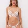 Best For Love & Lemons Beaming Butterfly Applique Panty White