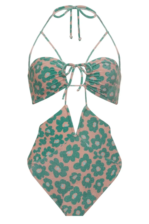 Online For Love & Lemons Beck One Piece Green