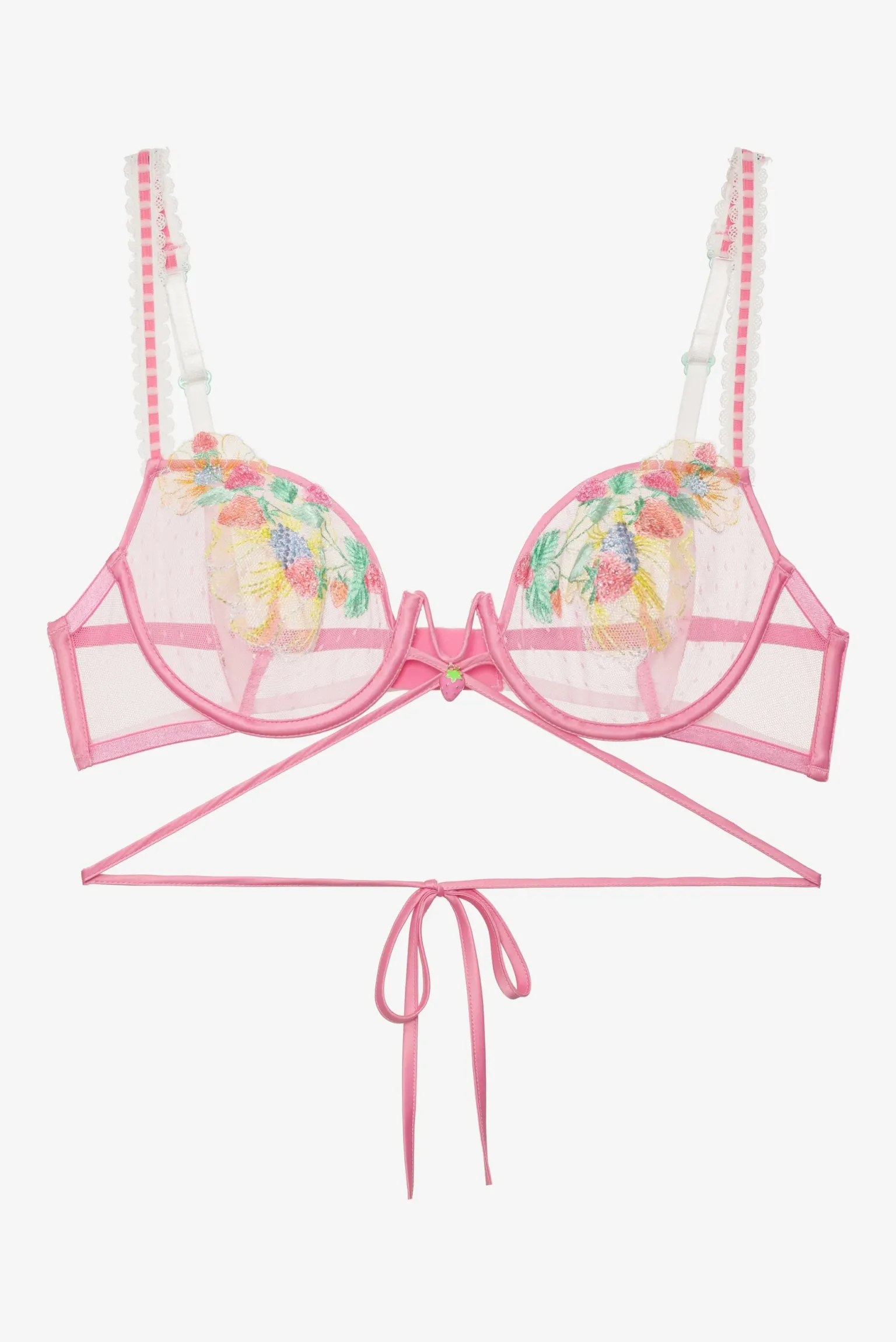 berry_patch_underwire_bra_9.webp Cheap For Love & Lemons Berry Patch Underwire Bra Pink