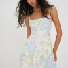 Flash Sale For Love & Lemons Blake Mini Dress Multi
