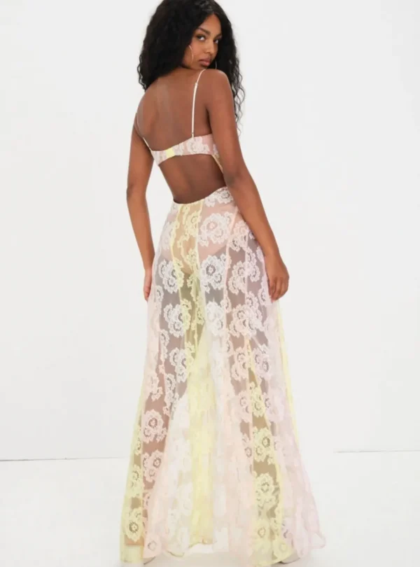Outlet For Love & Lemons Blossom Maxi Dress Multi