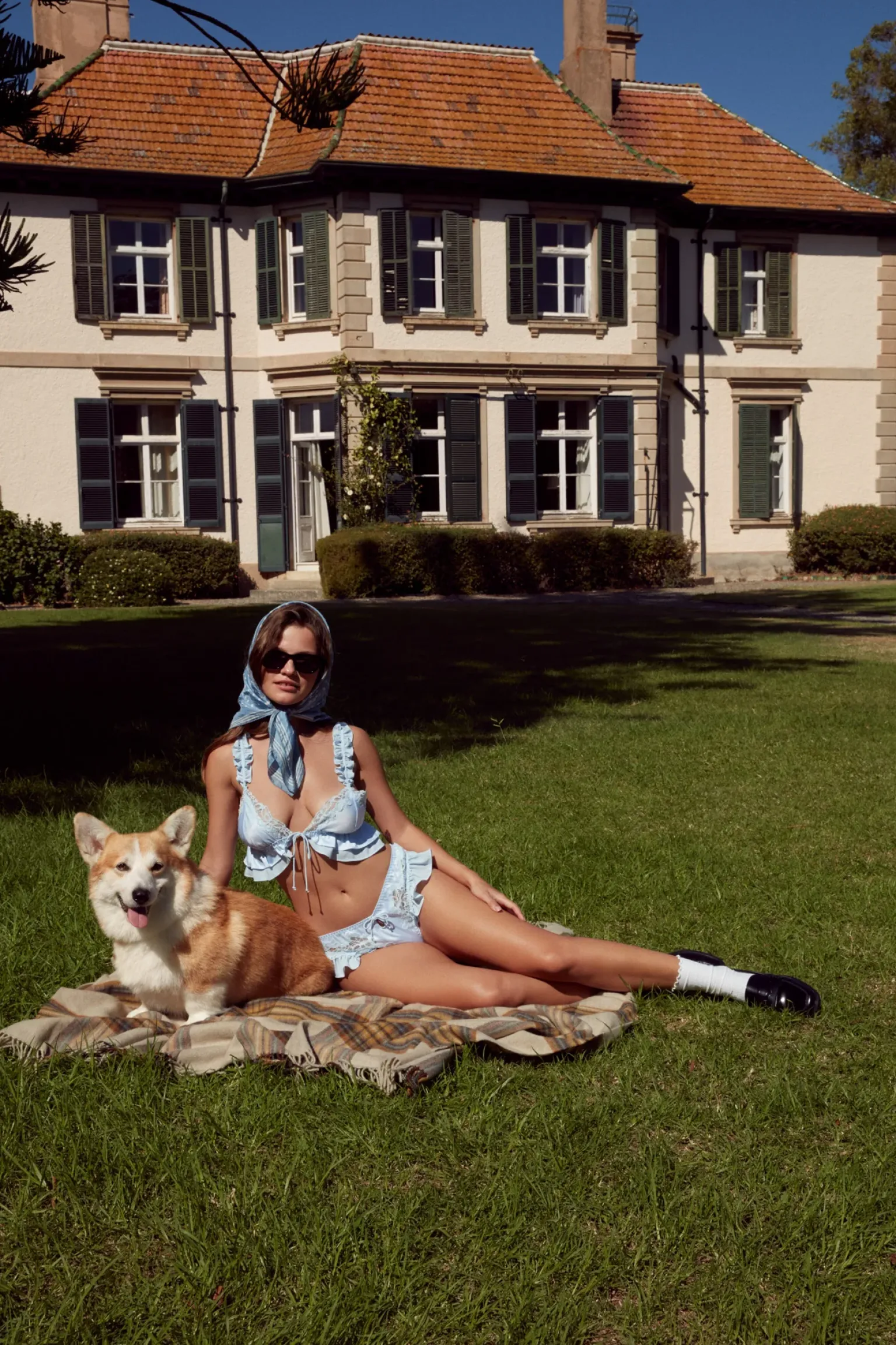butterfly_lace_ruffle_bra_6.webp Cheap For Love & Lemons Butterfly Lace Ruffle Bra Blue