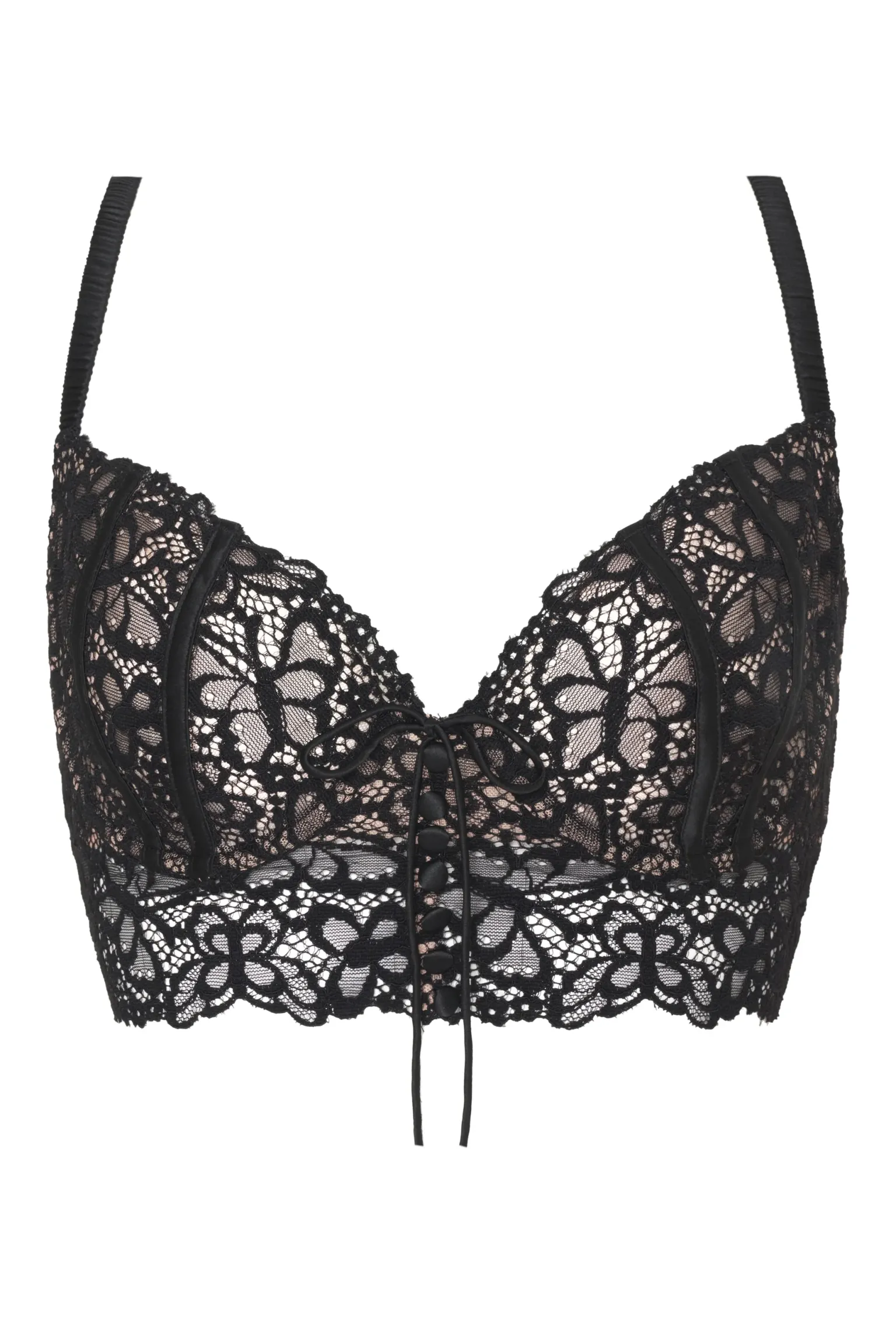 butterfly_lace_underwire__5-1.webp Outlet For Love & Lemons Butterfly Lace Underwire Bra Black