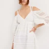 Flash Sale For Love & Lemons Cameron Mini Dress White