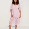 Best For Love & Lemons Carmela Midi Dress Purple