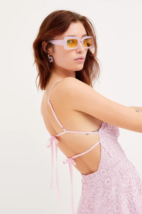 Sale For Love & Lemons Carmela Mini Dress Purple
