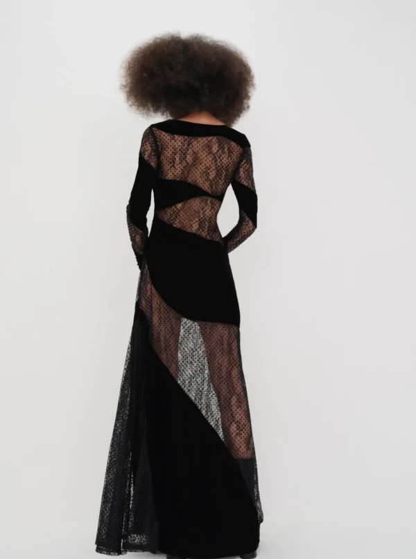 Shop For Love & Lemons Carolyn Maxi Dress Black