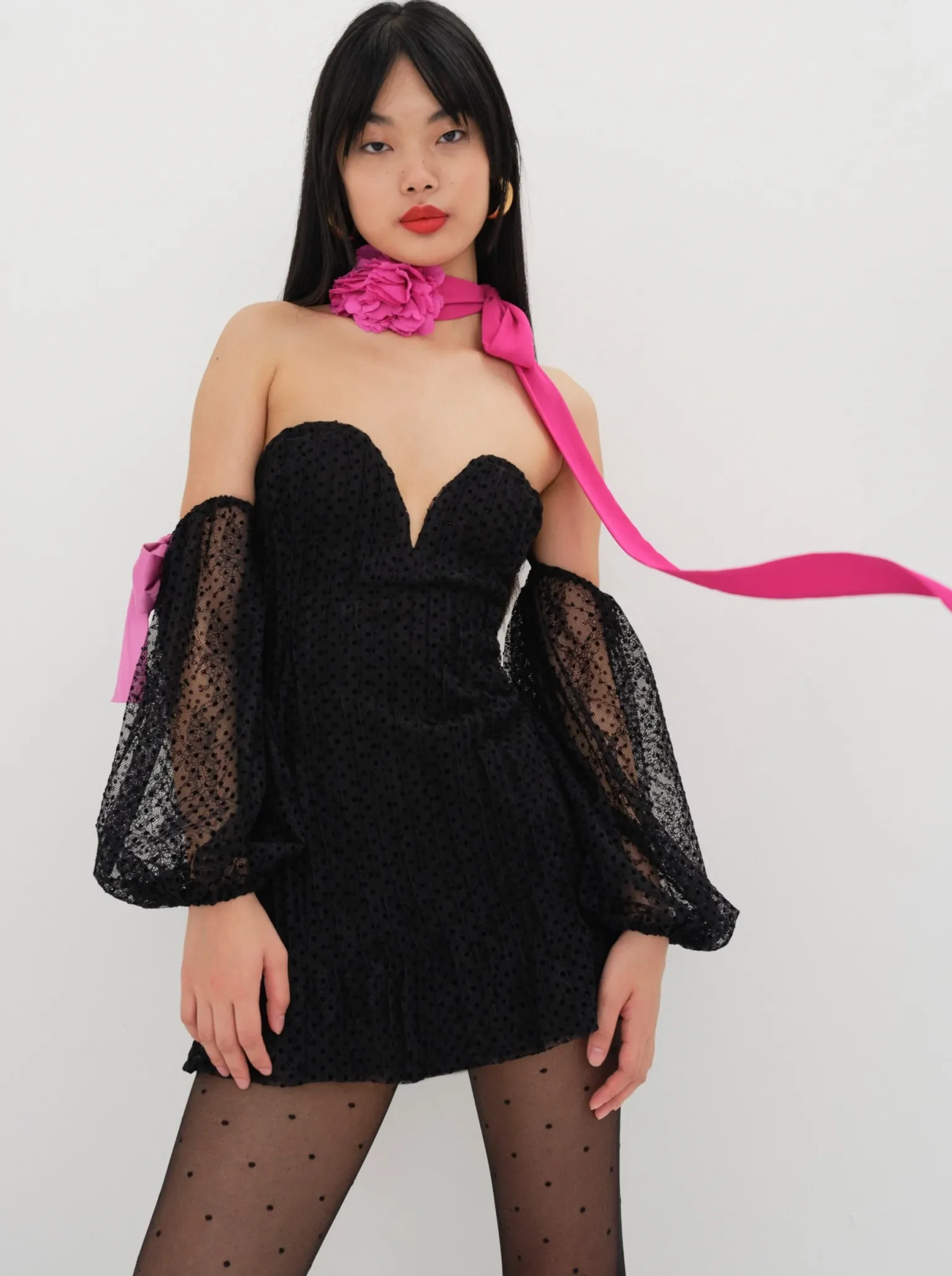 carolyn_mini_dress_0.webp Hot For Love & Lemons Carolyn Mini Dress Black