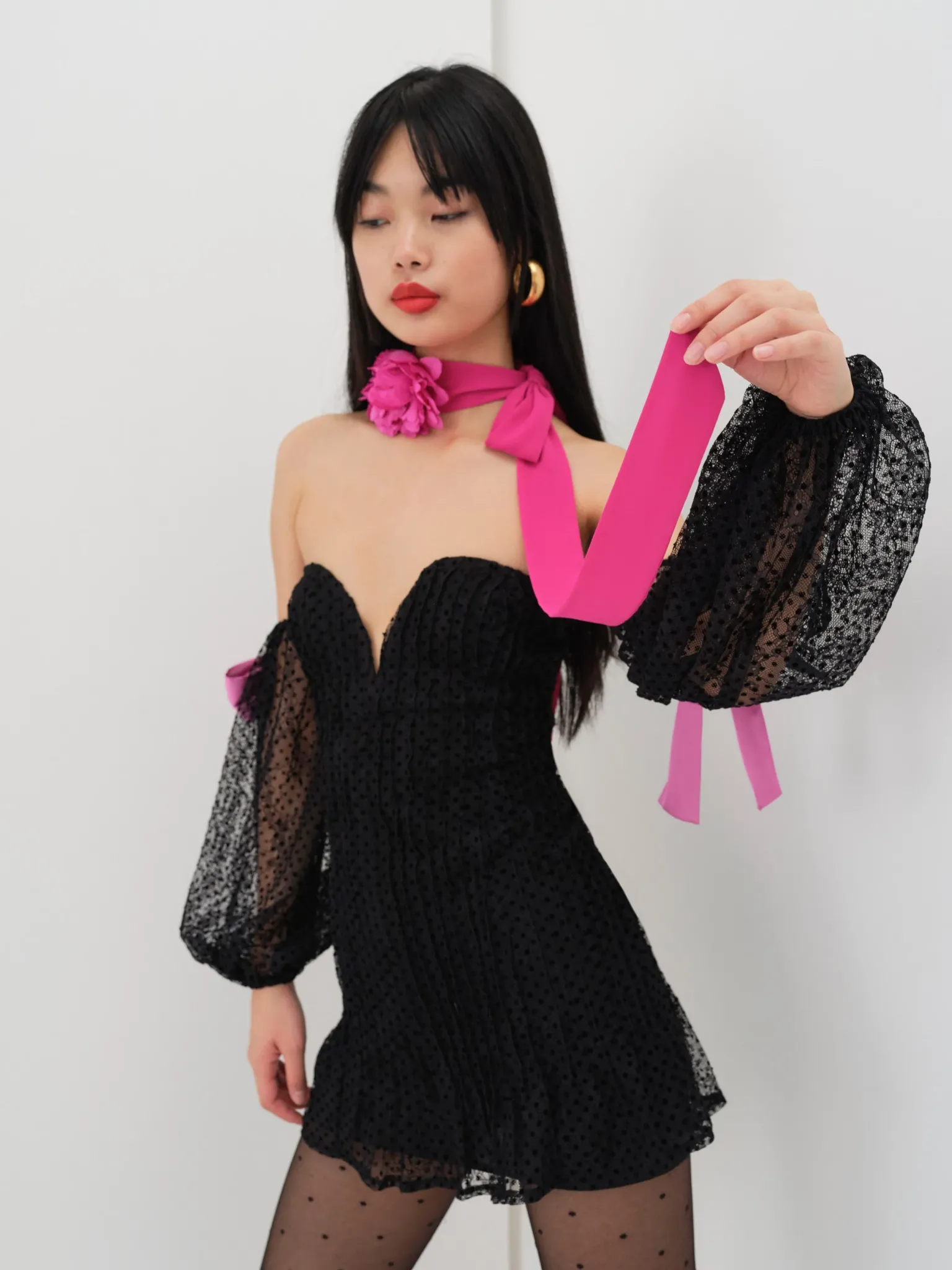 carolyn_mini_dress_5.webp Hot For Love & Lemons Carolyn Mini Dress Black
