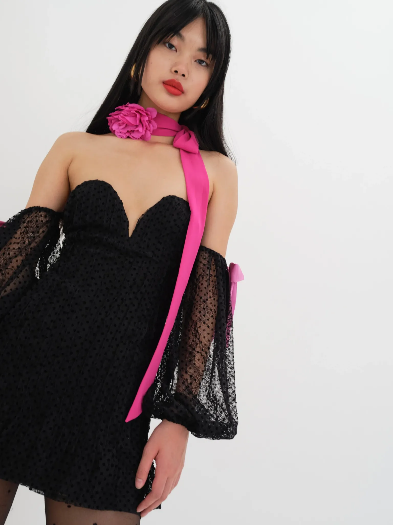 carolyn_mini_dress_6.webp Hot For Love & Lemons Carolyn Mini Dress Black