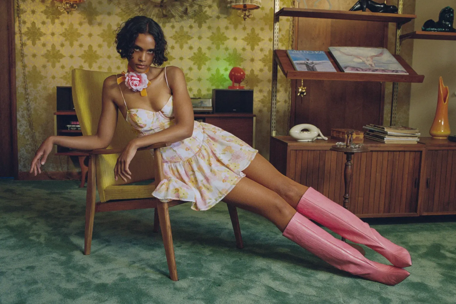 carrie_mini_dress_6.webp Hot For Love & Lemons Carrie Mini Dress Pink