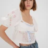 Best Sale For Love & Lemons Carrington Blouse White