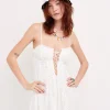 Best Sale For Love & Lemons Cassie Corset Mini Dress White