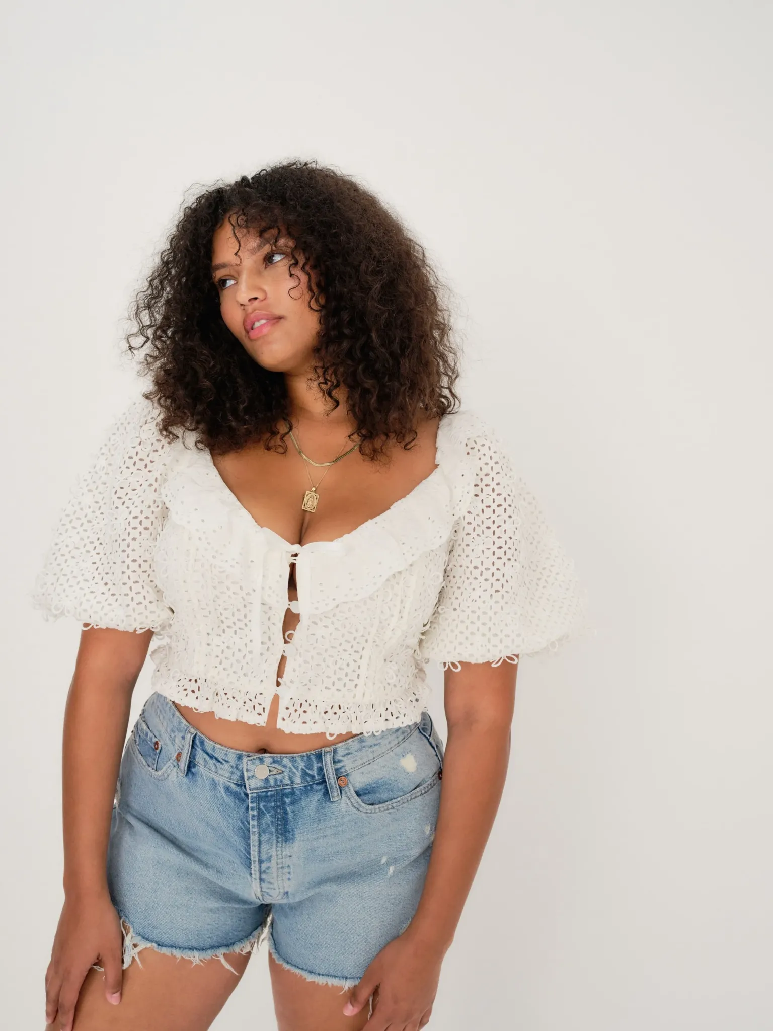 cassie_crop_top_5.webp Cheap For Love & Lemons Cassie Crop Top White