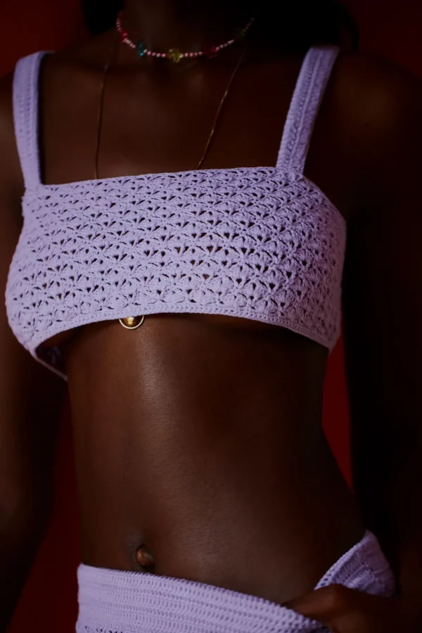 Shop For Love & Lemons Charlotte Bralette Top Purple