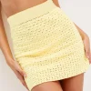 Best Sale For Love & Lemons Charlotte Mini Skirt Yellow