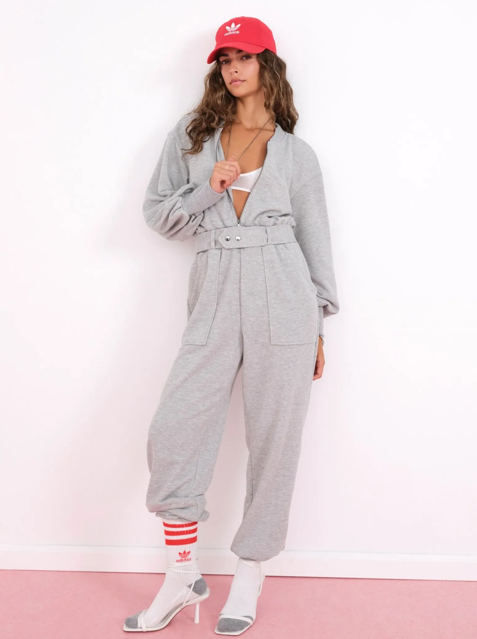 cinched_jumpsuit_1-1.webp Outlet For Love & Lemons Cinched Jumpsuit Grey