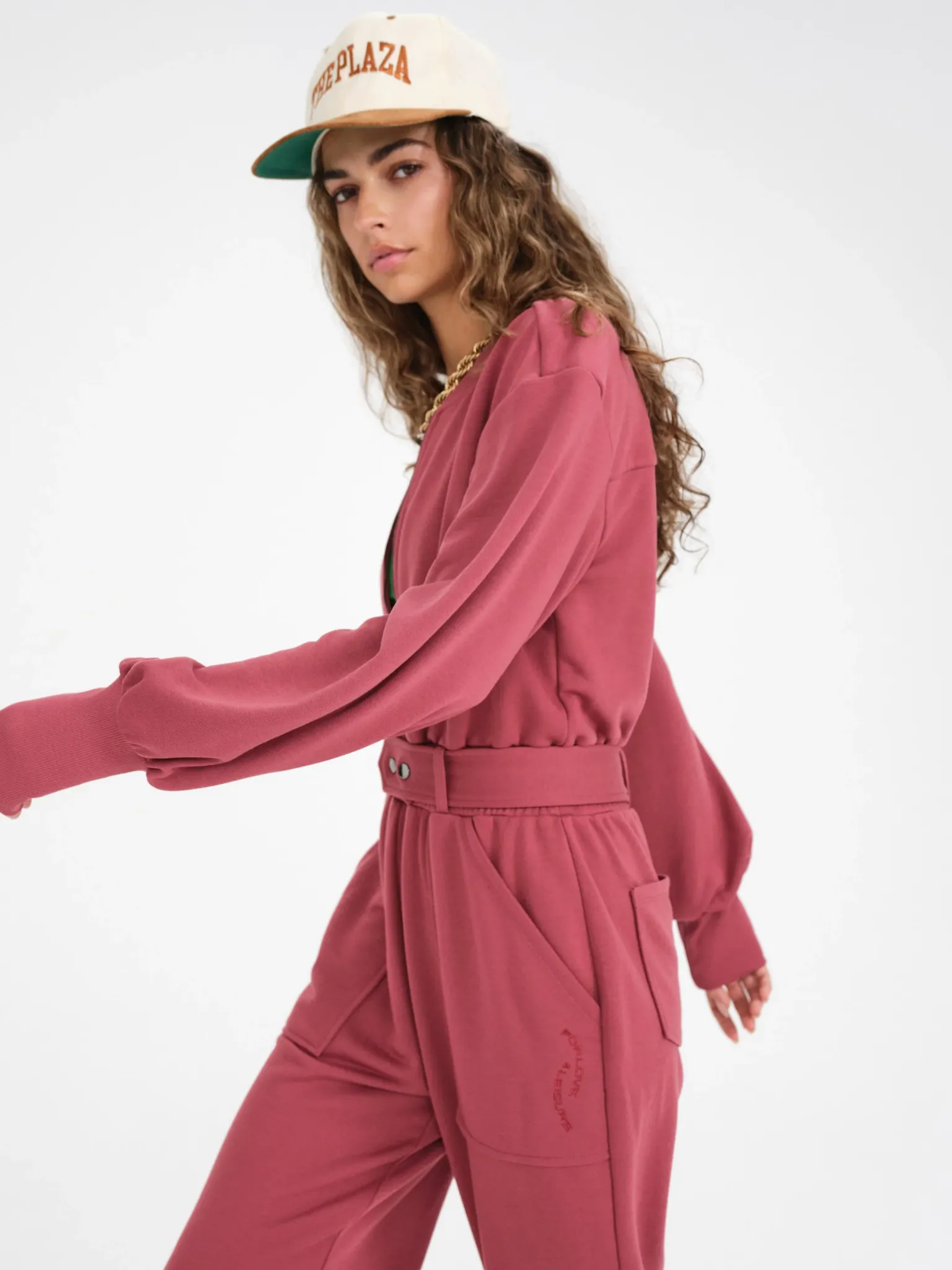 cinched_jumpsuit_4.webp New For Love & Lemons Cinched Jumpsuit Red