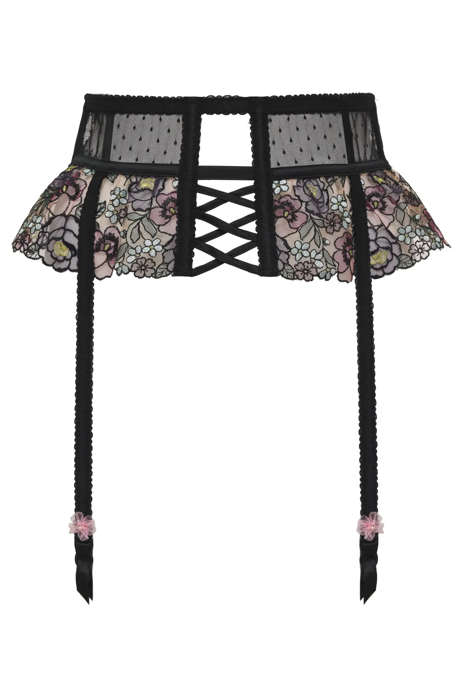clara_garter_belt_5.webp Hot For Love & Lemons Clara Garter Belt Black