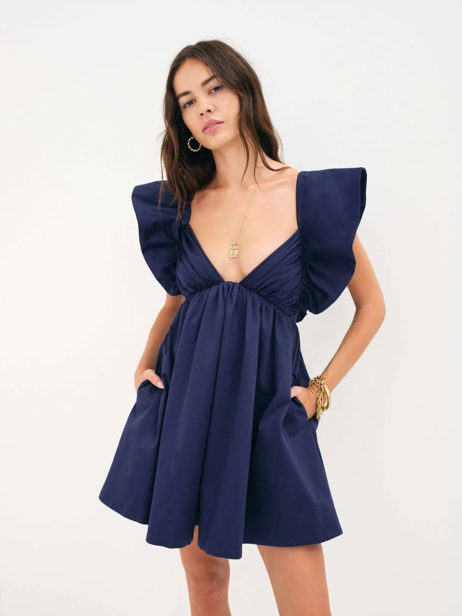 clementine_mini_dress_0-1.webp New For Love & Lemons Clementine Mini Dress Blue