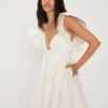 Flash Sale For Love & Lemons Clementine Mini Dress White