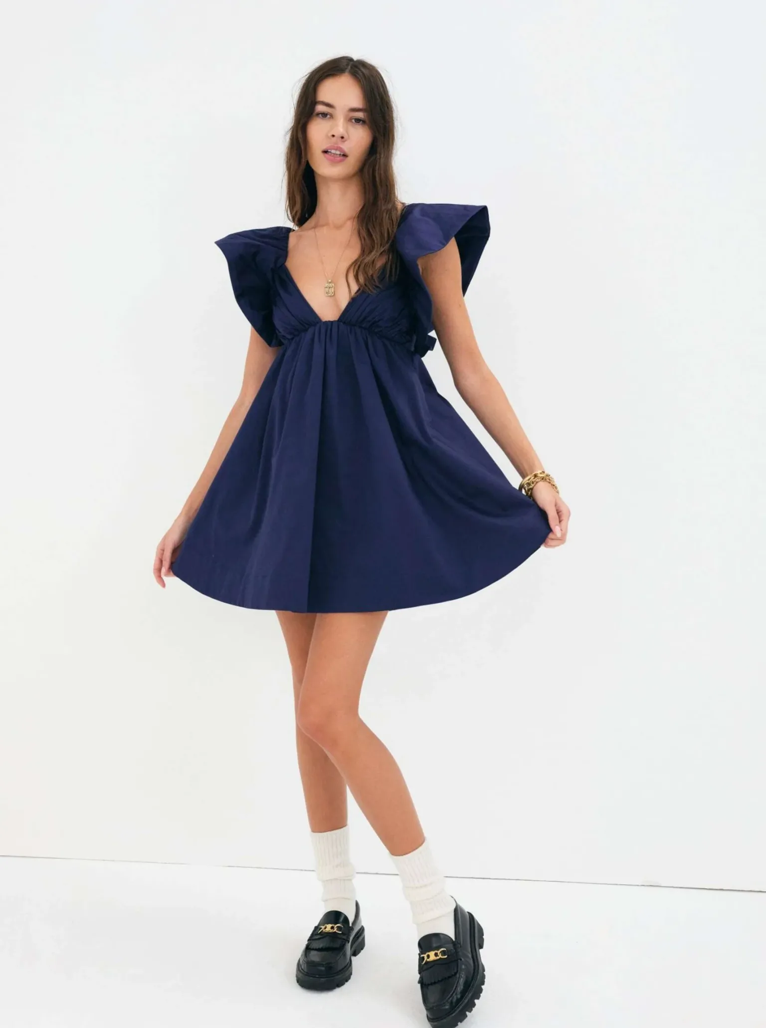 clementine_mini_dress_1-1.webp New For Love & Lemons Clementine Mini Dress Blue