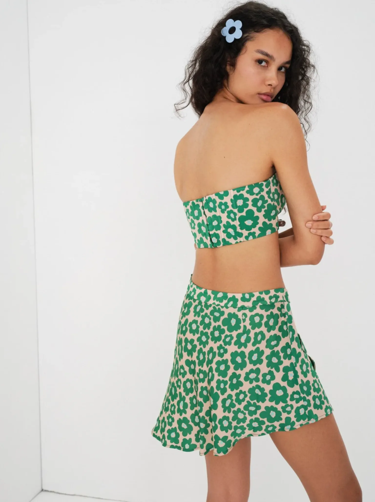 cooper_crop_top_3.webp Sale For Love & Lemons Cooper Crop Top Green