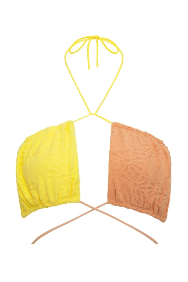 Sale For Love & Lemons Coraline Swim Top Yellow