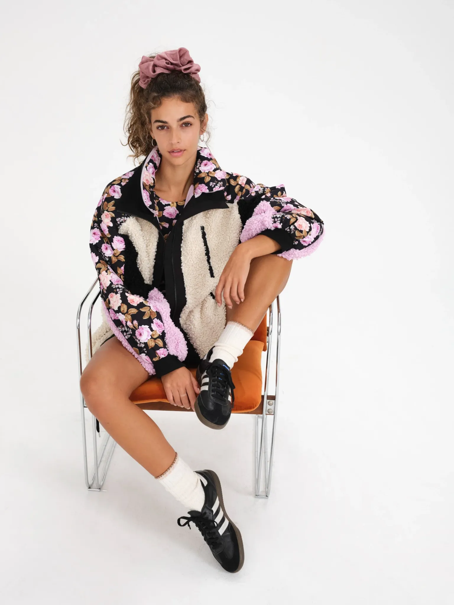 cozy_zipup_jacket_2.webp Store For Love & Lemons Cozy Zip-Up Jacket Black