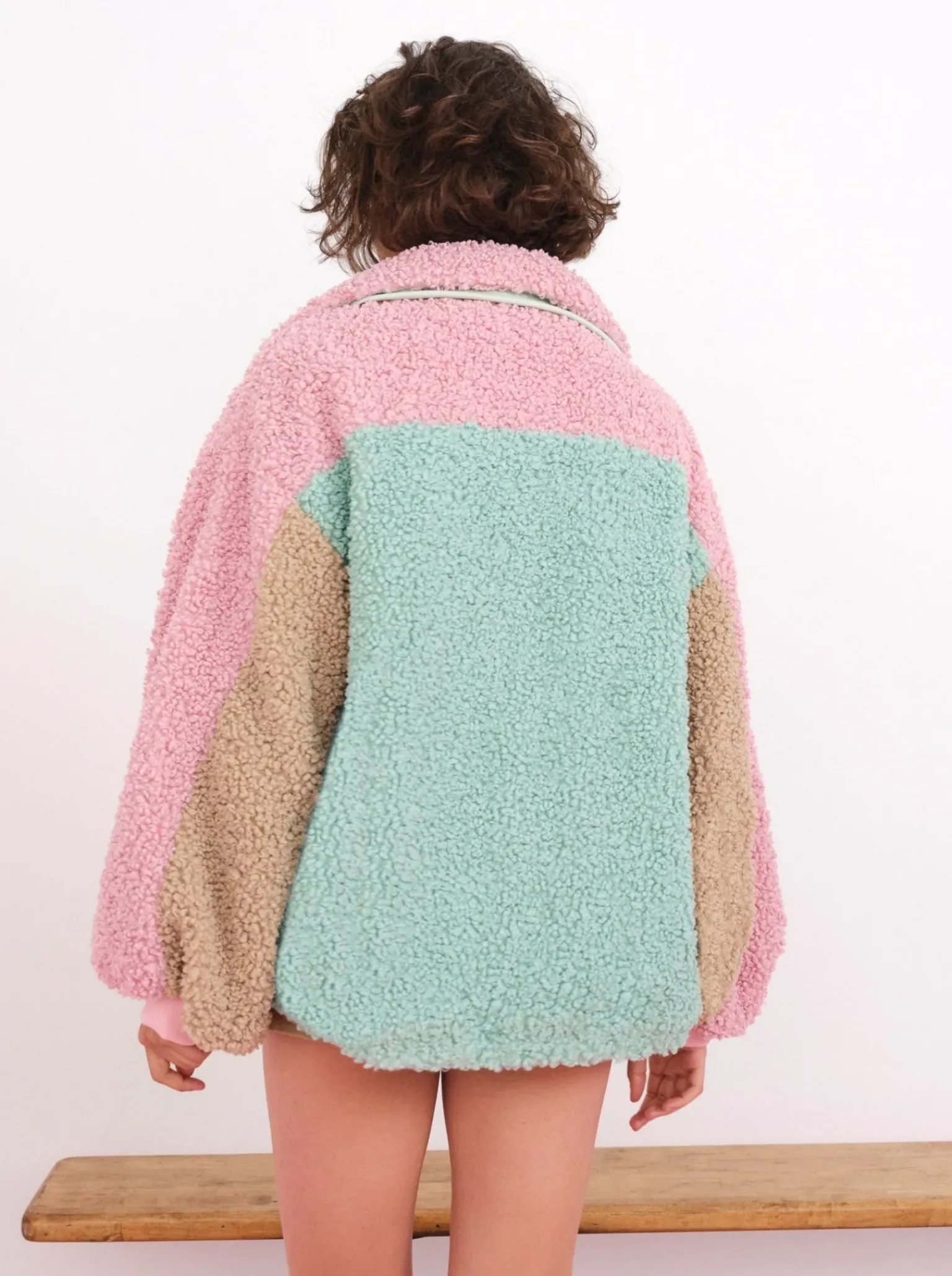 cozy_zipup_jacket_3-1.webp Sale For Love & Lemons Cozy Zip-Up Jacket Green