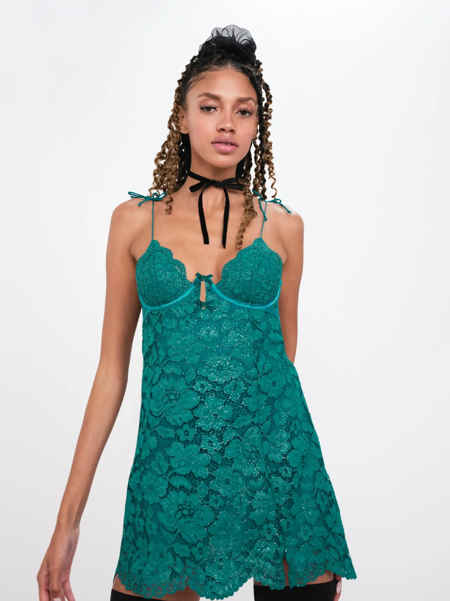 creamsicle_lace_slip_dres_0-2.webp Online For Love & Lemons Creamsicle Lace Slip Dress Green