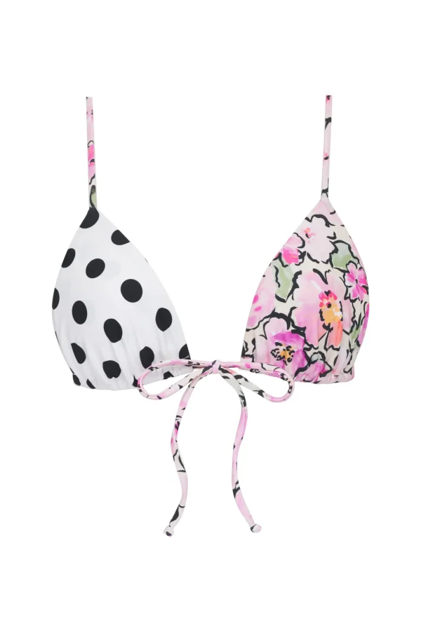 Clearance For Love & Lemons Cydney String Bikini Top Pink