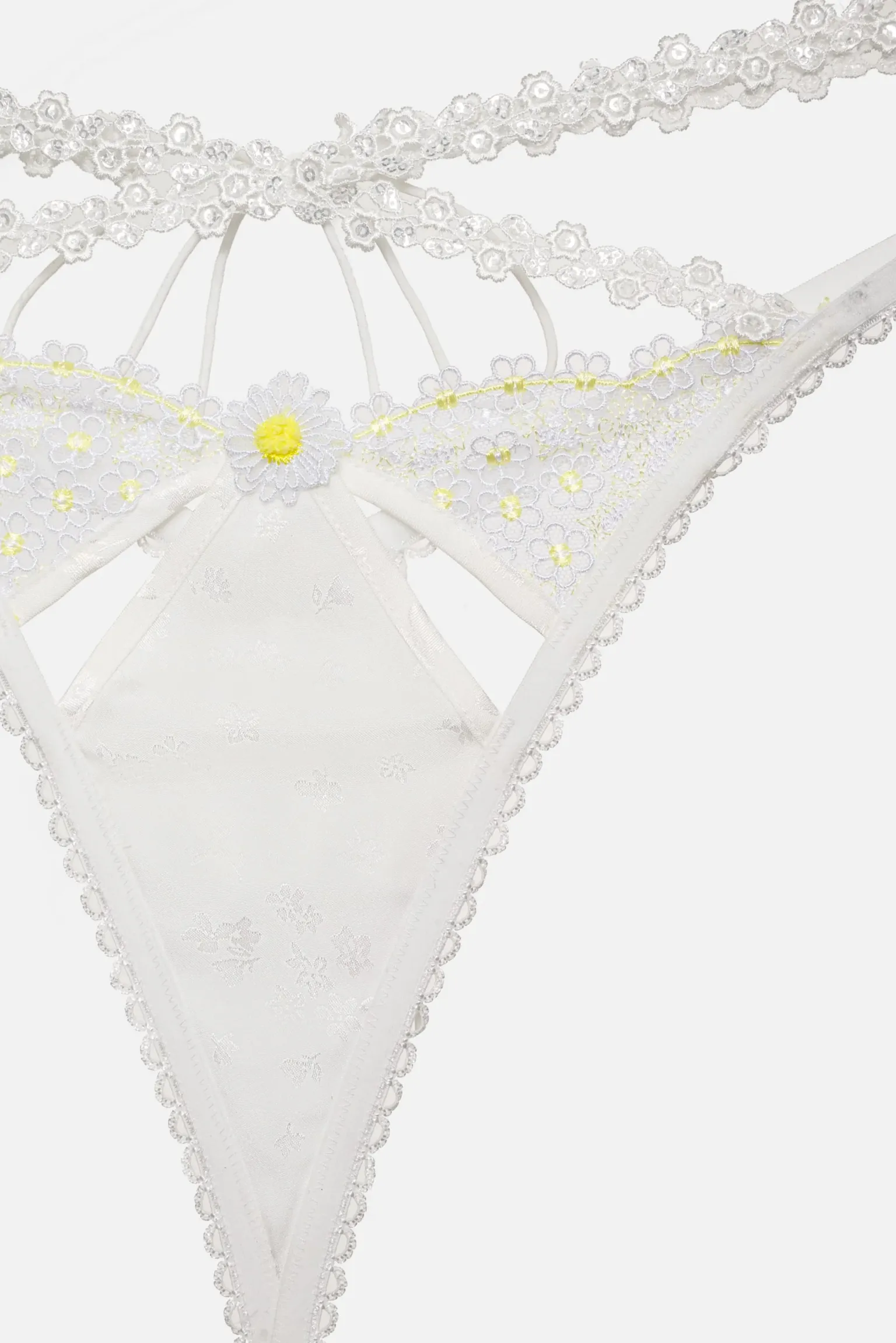 d_daisy_highwaist_panty_5.webp Sale For Love & Lemons 3D Daisy High-Waist Panty White