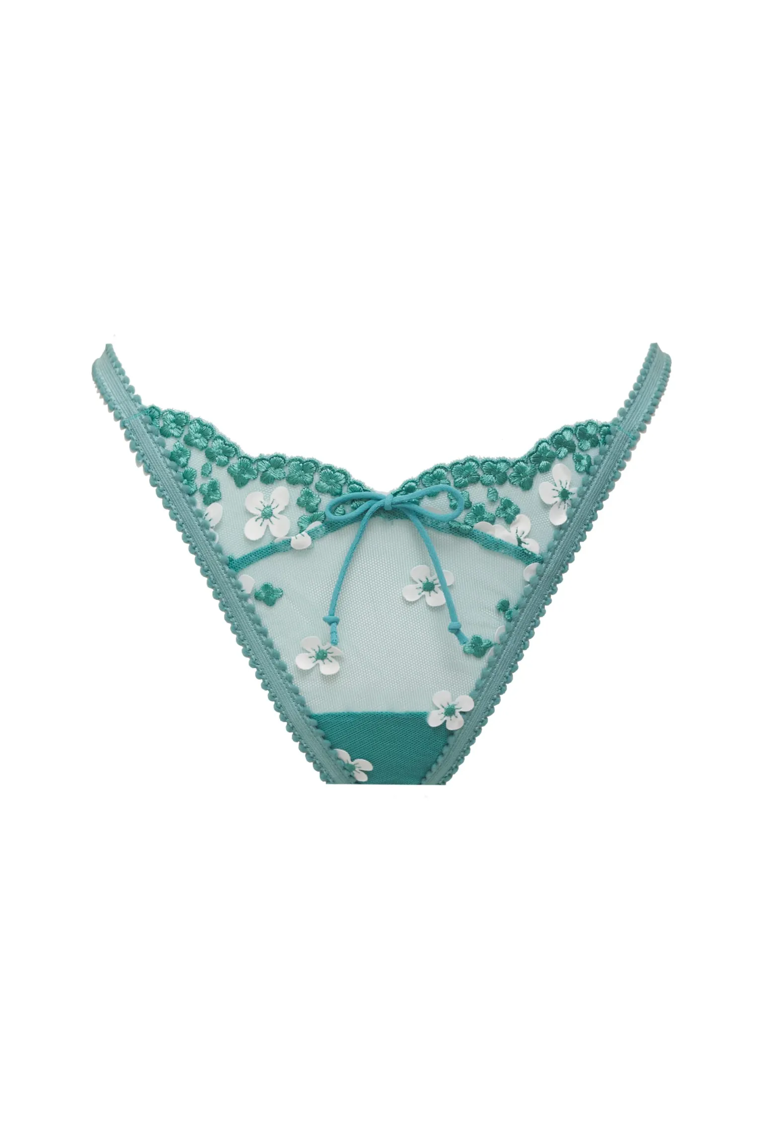 daisy_embroidered_thong_p_5.webp Shop For Love & Lemons Daisy Embroidered Thong Panty Green