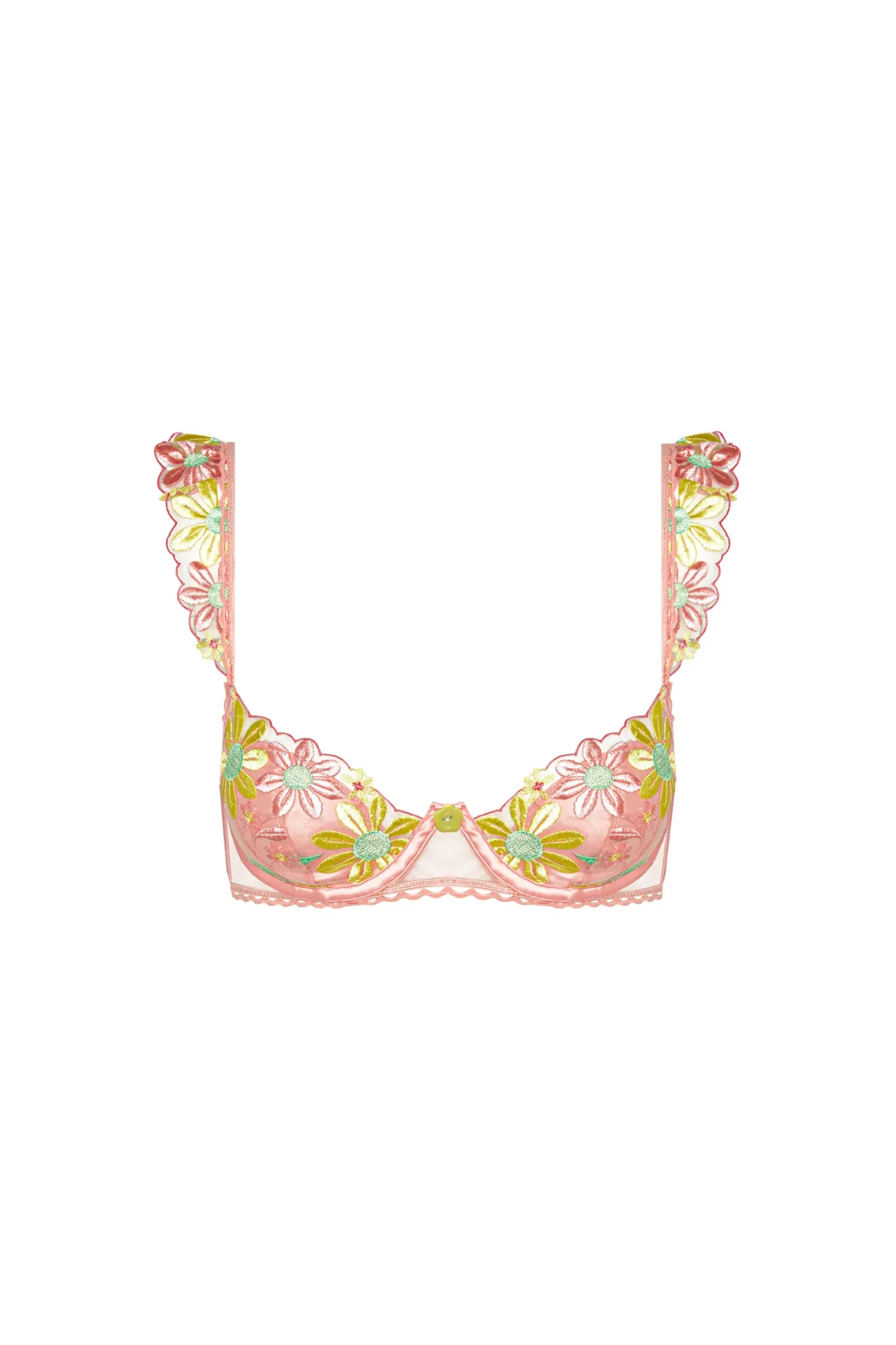 daisy_jane_embroidery_bra_3.webp Shop For Love & Lemons Daisy Jane Embroidery Bra Pink