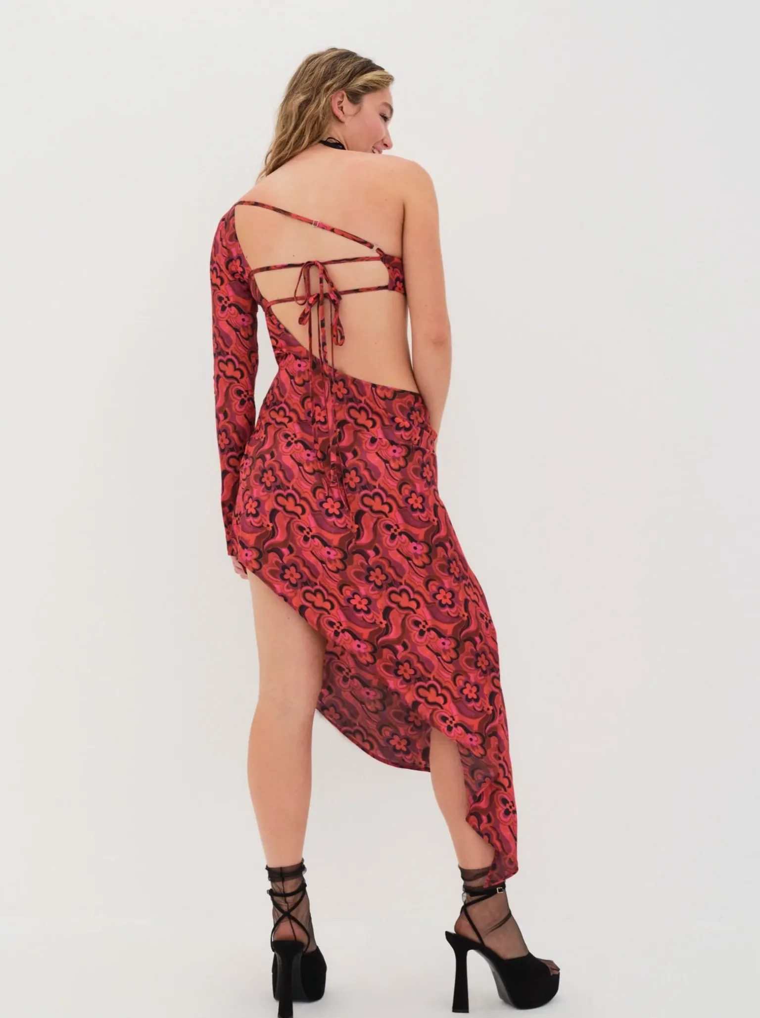 davina_maxi_dress_1.webp Cheap For Love & Lemons Davina Maxi Dress Red