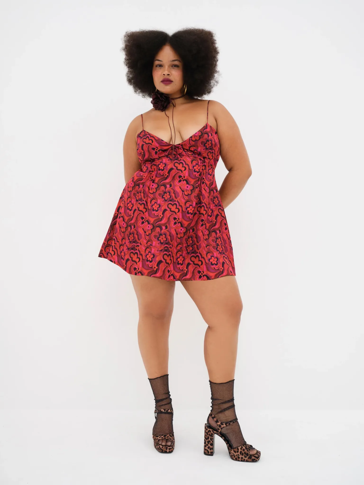 davina_mini_dress_6.webp Clearance For Love & Lemons Davina Mini Dress Red