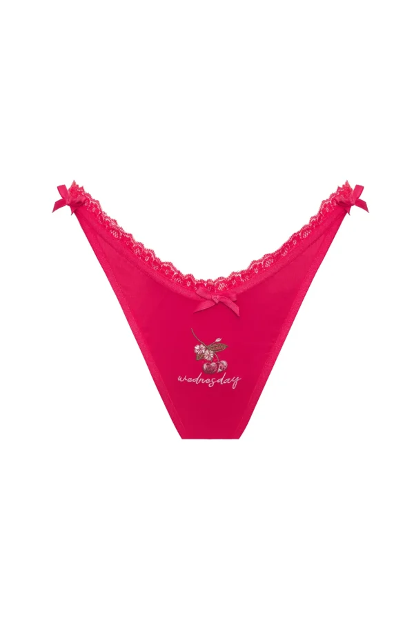 Fashion For Love & Lemons Days Of The Week 7 Pack Thong Panty Multi