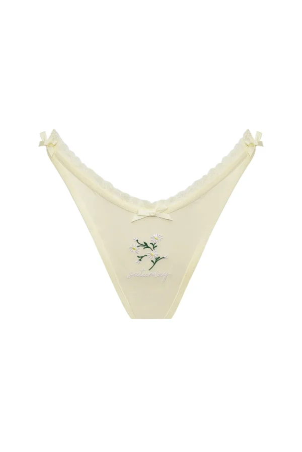Fashion For Love & Lemons Days Of The Week 7 Pack Thong Panty Multi
