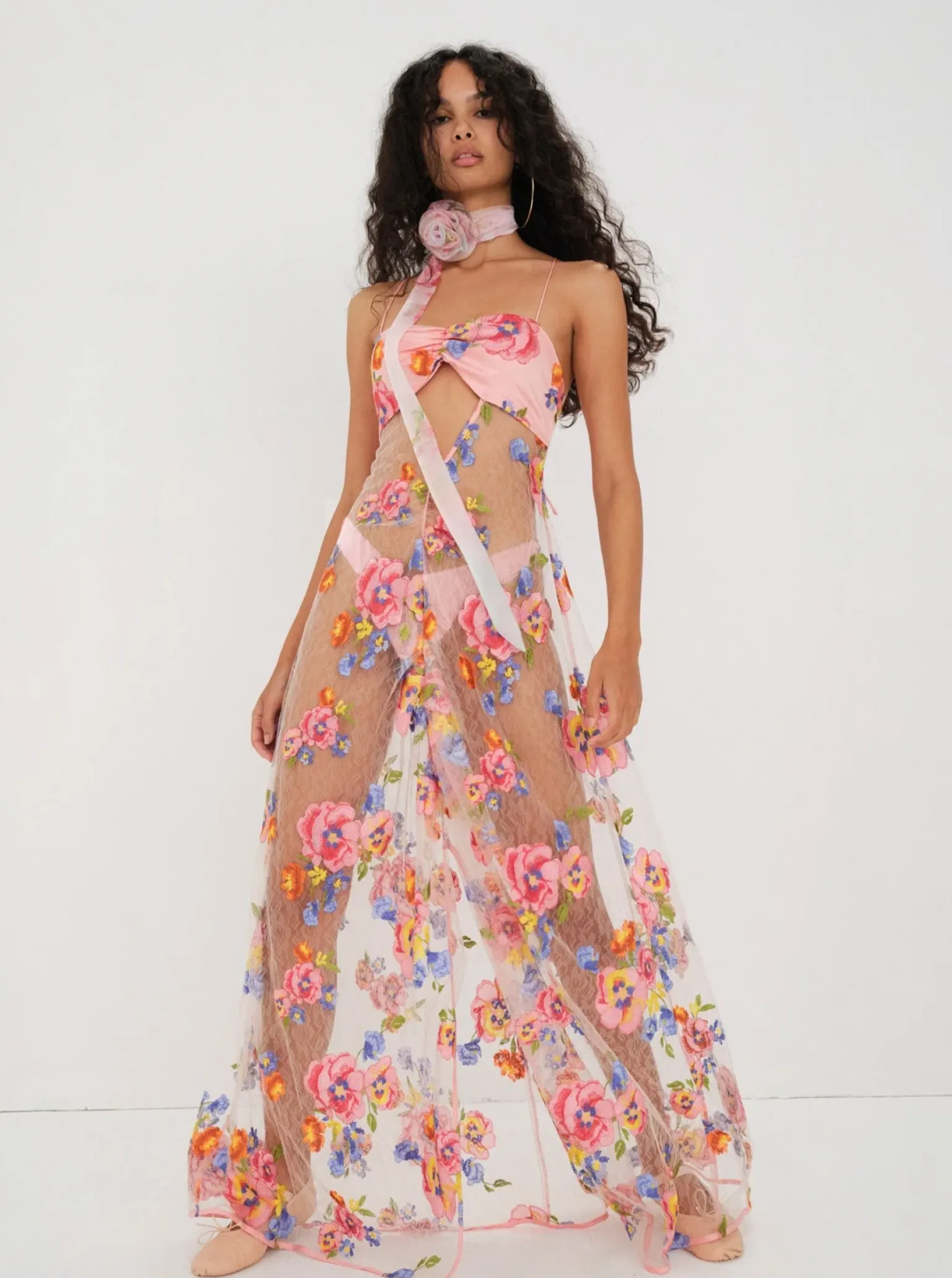 delaney_maxi_dress_0.webp Flash Sale For Love & Lemons Delaney Maxi Dress Multi