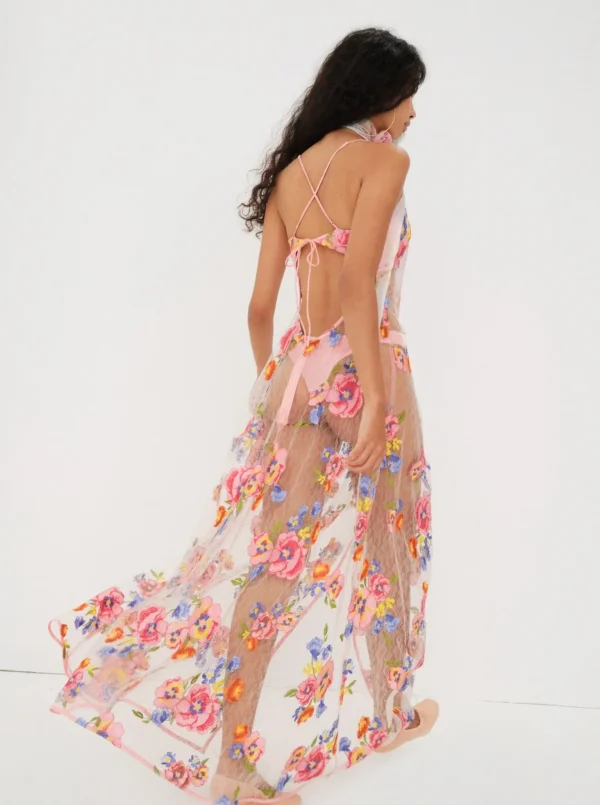 Flash Sale For Love & Lemons Delaney Maxi Dress Multi
